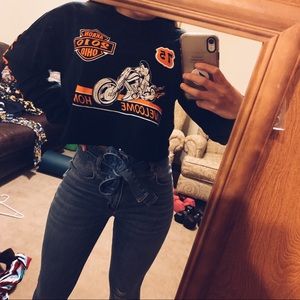 Harley Davidson crop top